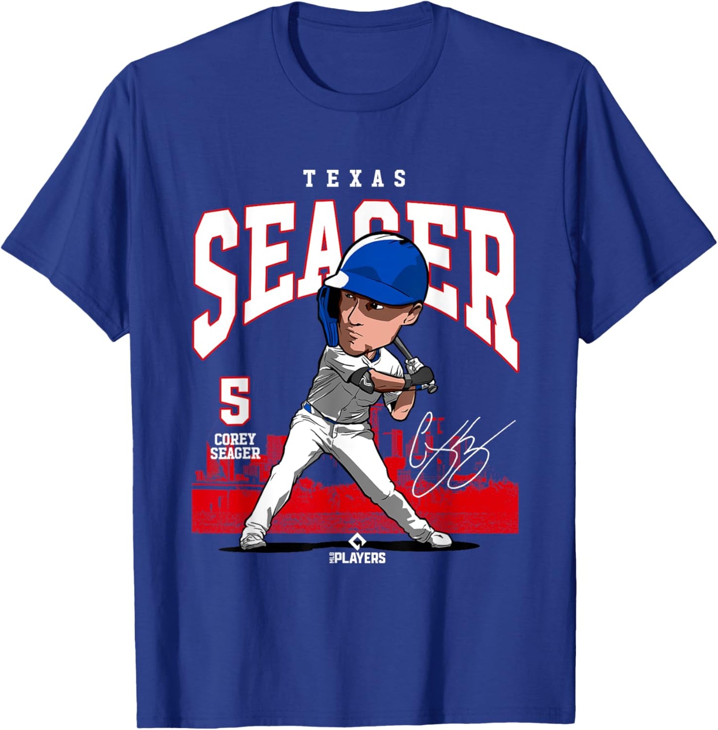 Corey Seager | Texas Baseball MLB Players | MLBSEA4054 T-Shirt