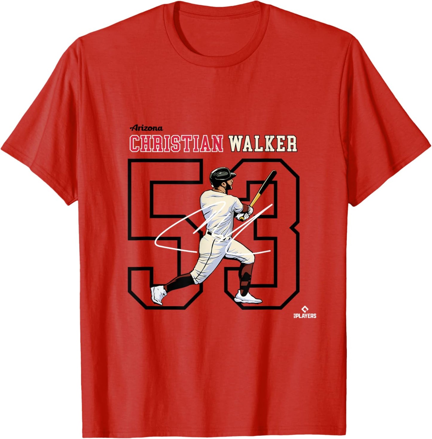 Christian Walker | Arizona Baseball Players | MLBCW3005 T-Shirt