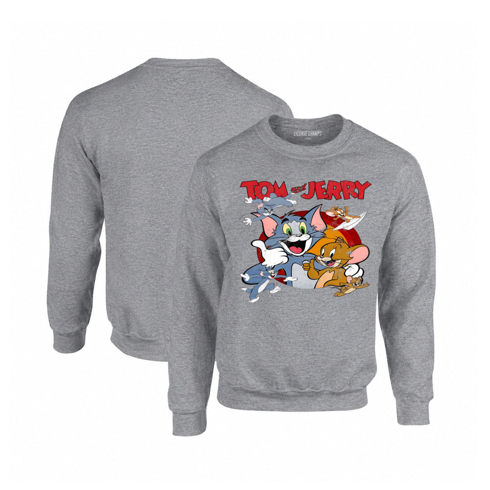 Tom and Jerry Classic Chase Crewneck Sweatshirt
