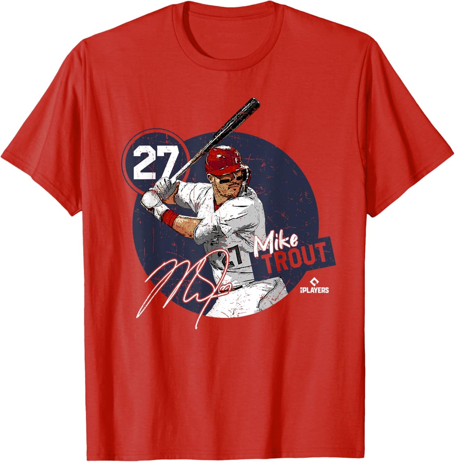 Mike Trout | Los Angeles Baseball MLB Players | MLBTRO4005 T-Shirt