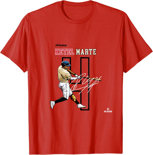 Ketel Marte | Arizona Baseball Players | MLBKM3005 T-Shirt