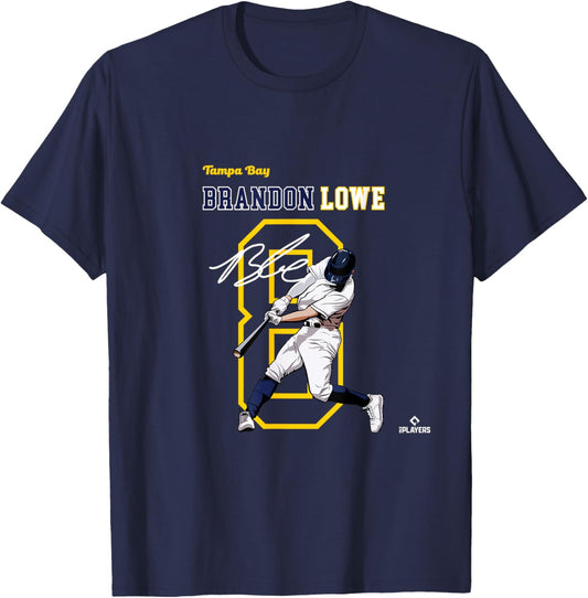 Brandon Lowe | Tampa Bay Baseball Players | MLBBLE3004 T-Shirt