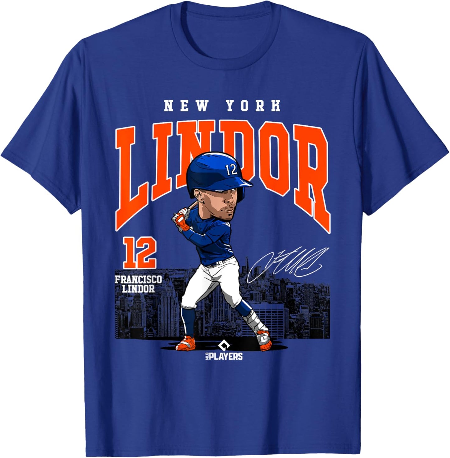 Francisco Lindor | New York Baseball MLB Player | MLBLIN4009 T-Shirt