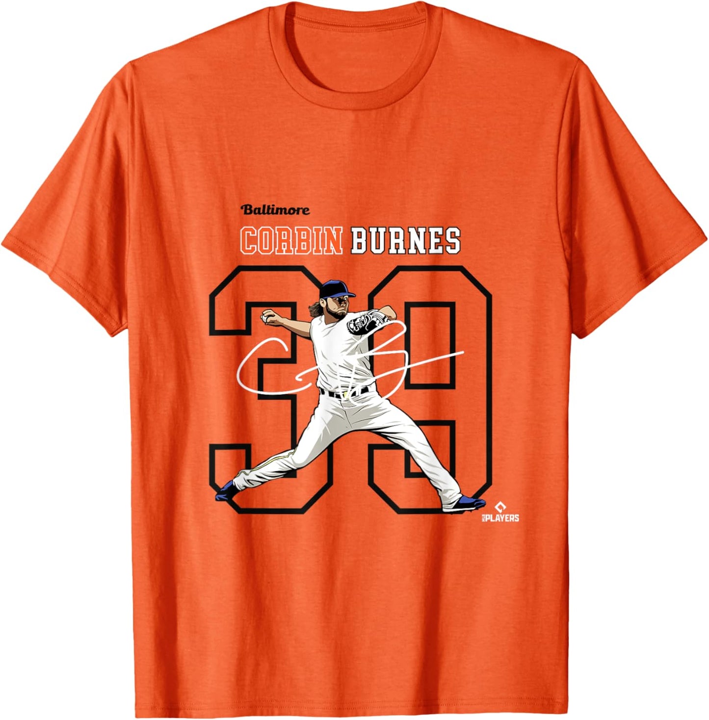 Corbin Burnes | Baltimore Baseball Players | MLBCBUR3005 T-Shirt