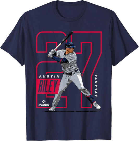 Austin Riley | Atlanta Baseball MLB Players | MLBRIL4046 T-Shirt