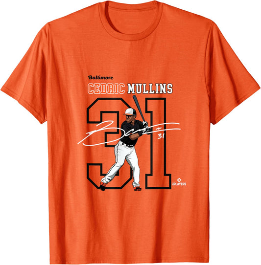 Cedric Mullins | Baltimore Baseball Players | MLBCMS3204 T-Shirt