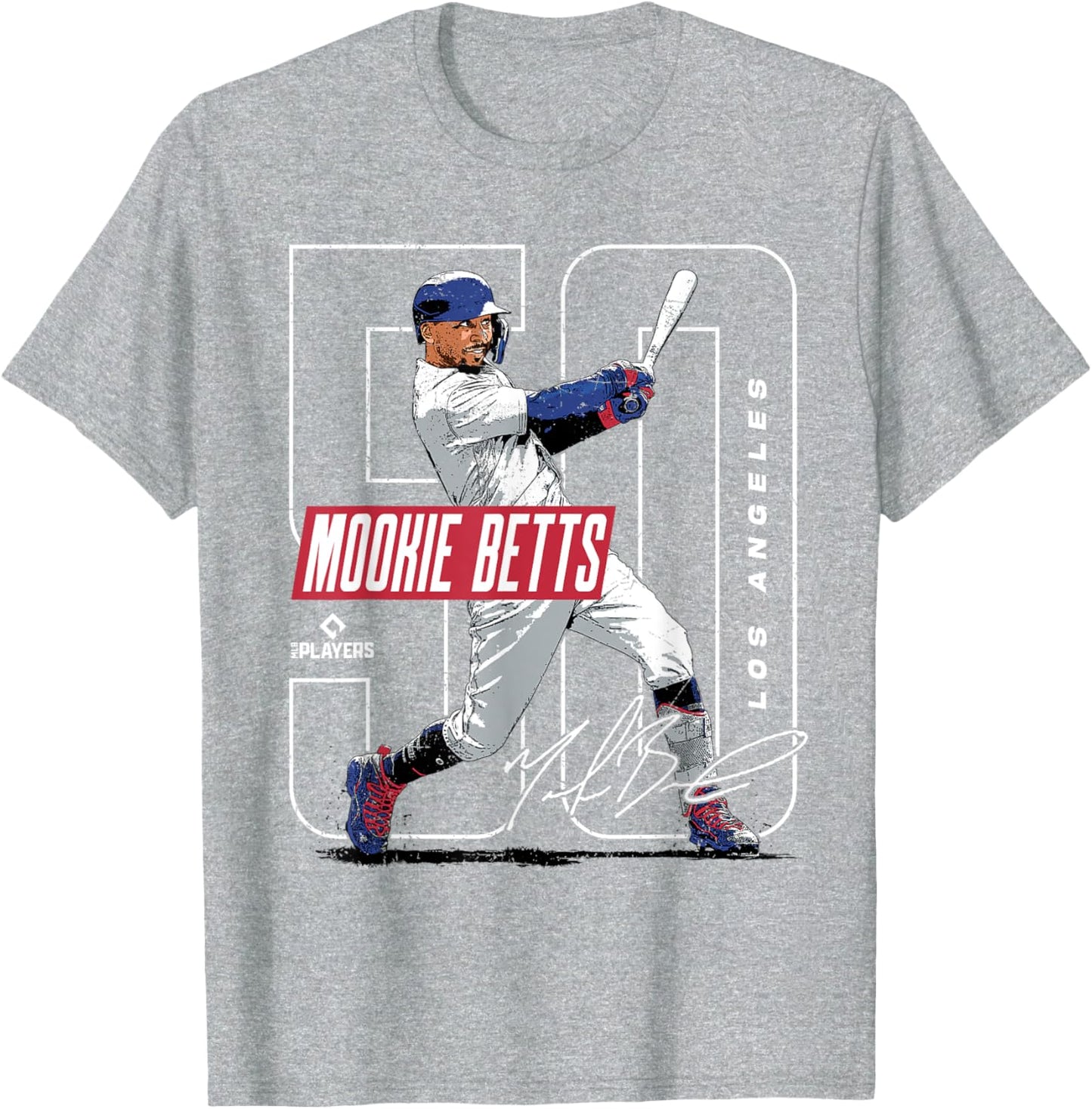 Mookie Betts | Los Angeles Baseball MLB Players | MLBMBE3004 T-Shirt