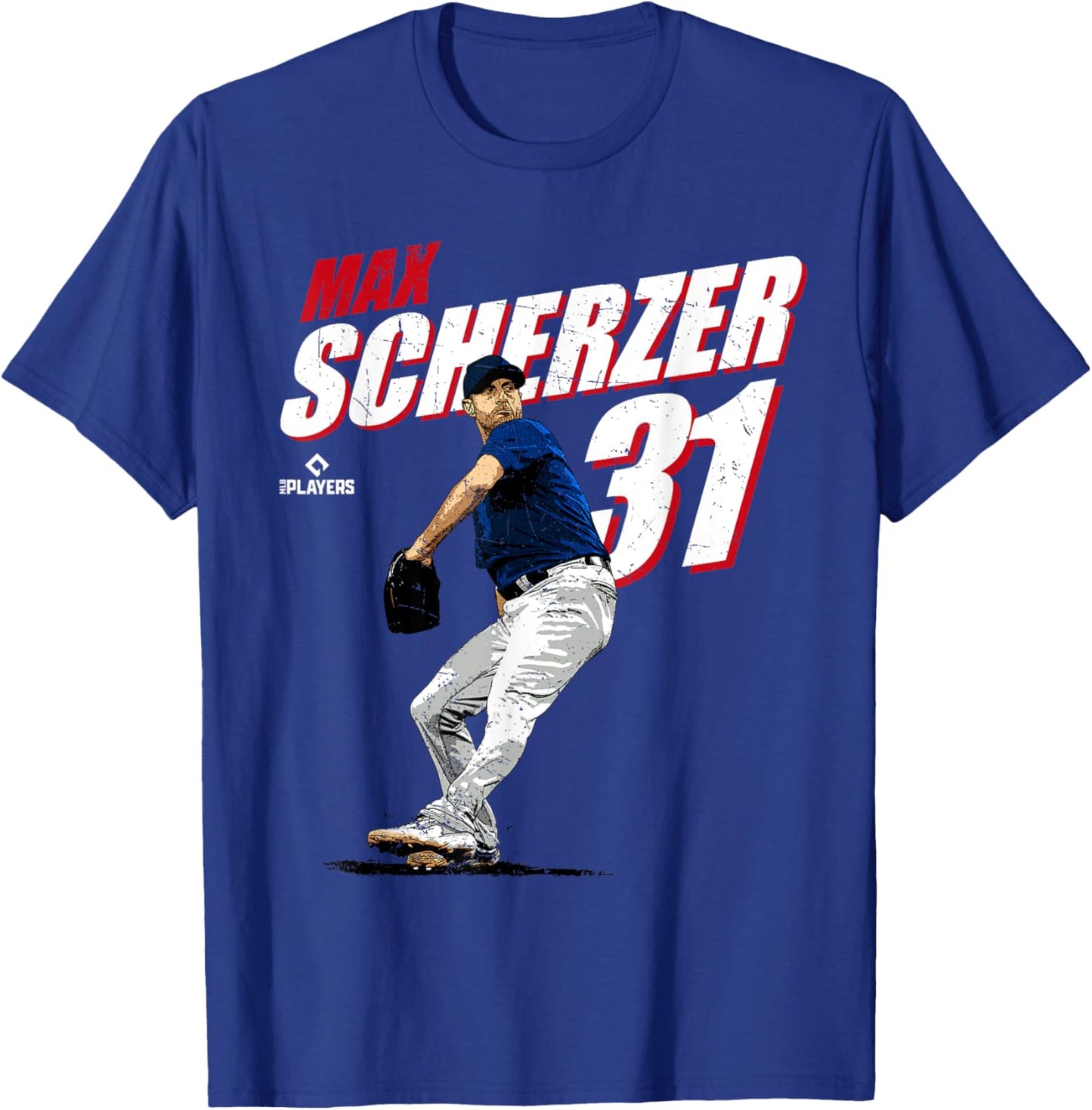Max Scherzer | Texas Baseball Players | MLBMSR3001 T-Shirt
