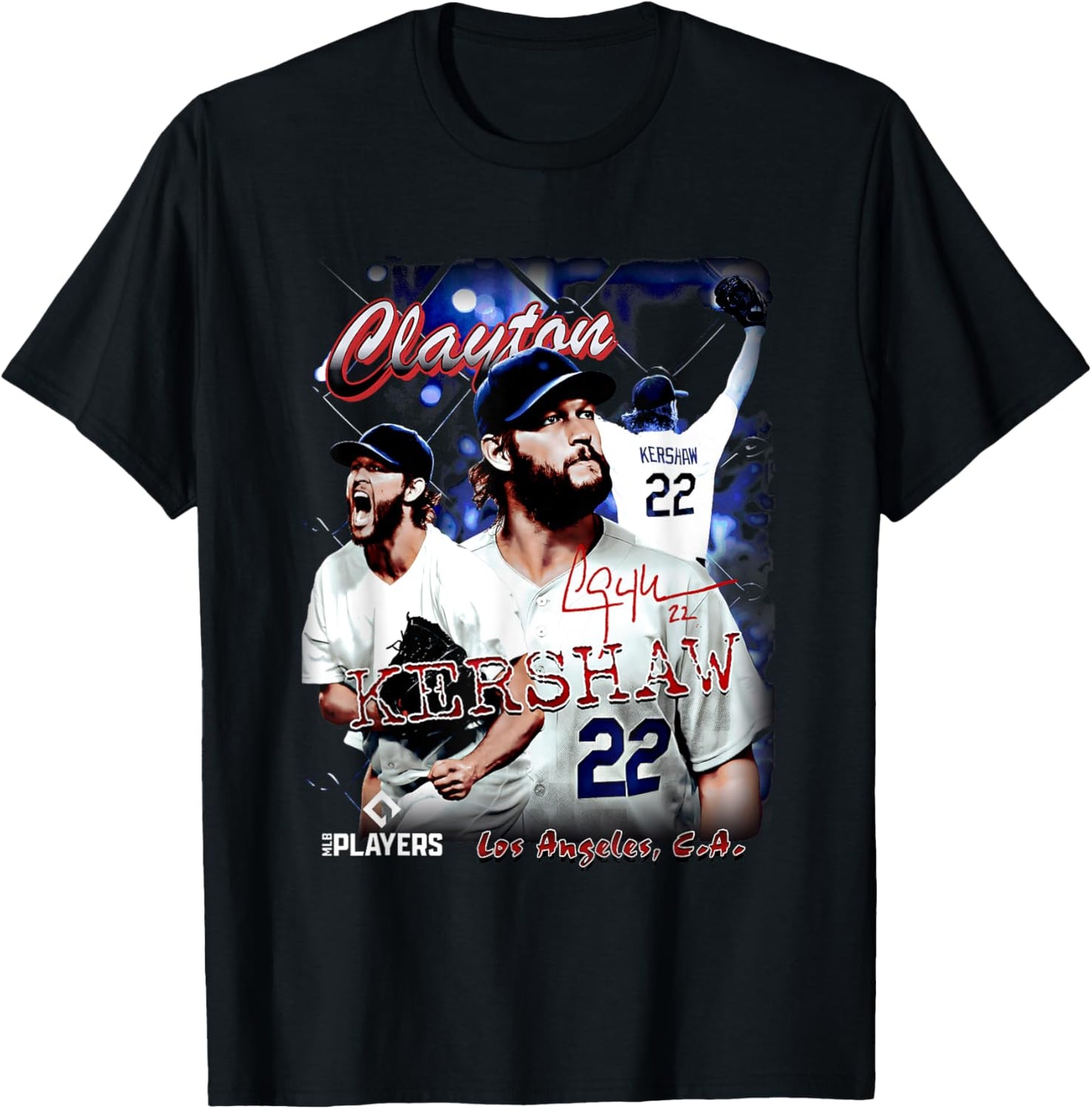Clayton Kershaw | Los Angeles Baseball Players | MLBCKE7001 T-Shirt