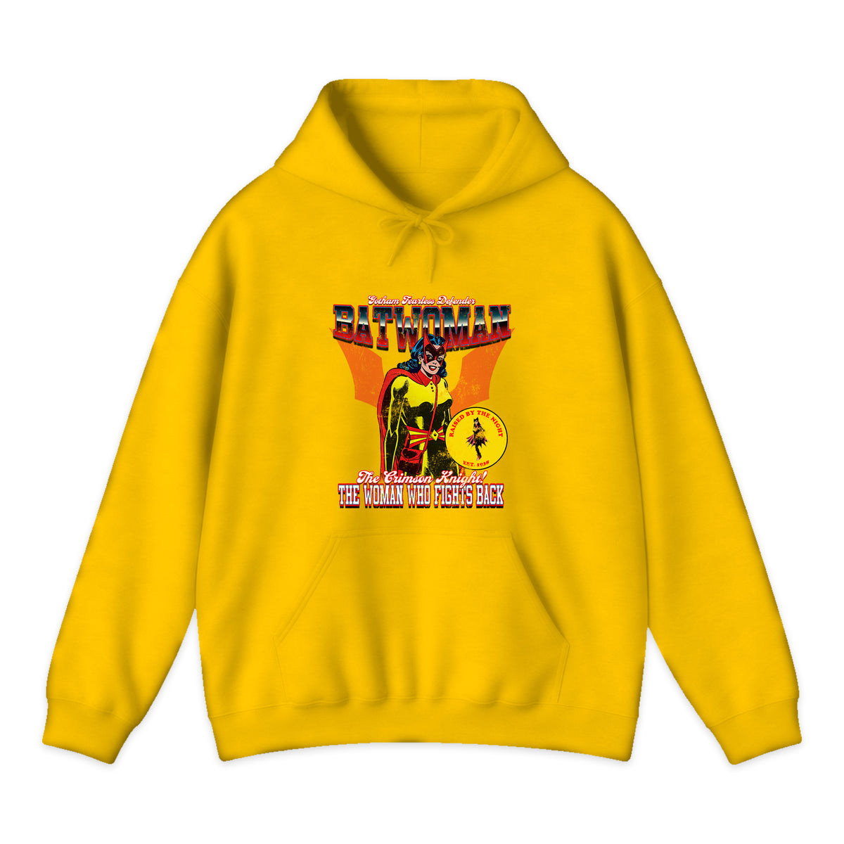 Batwoman Gotham Varsity Hoodie in Golden Yellow