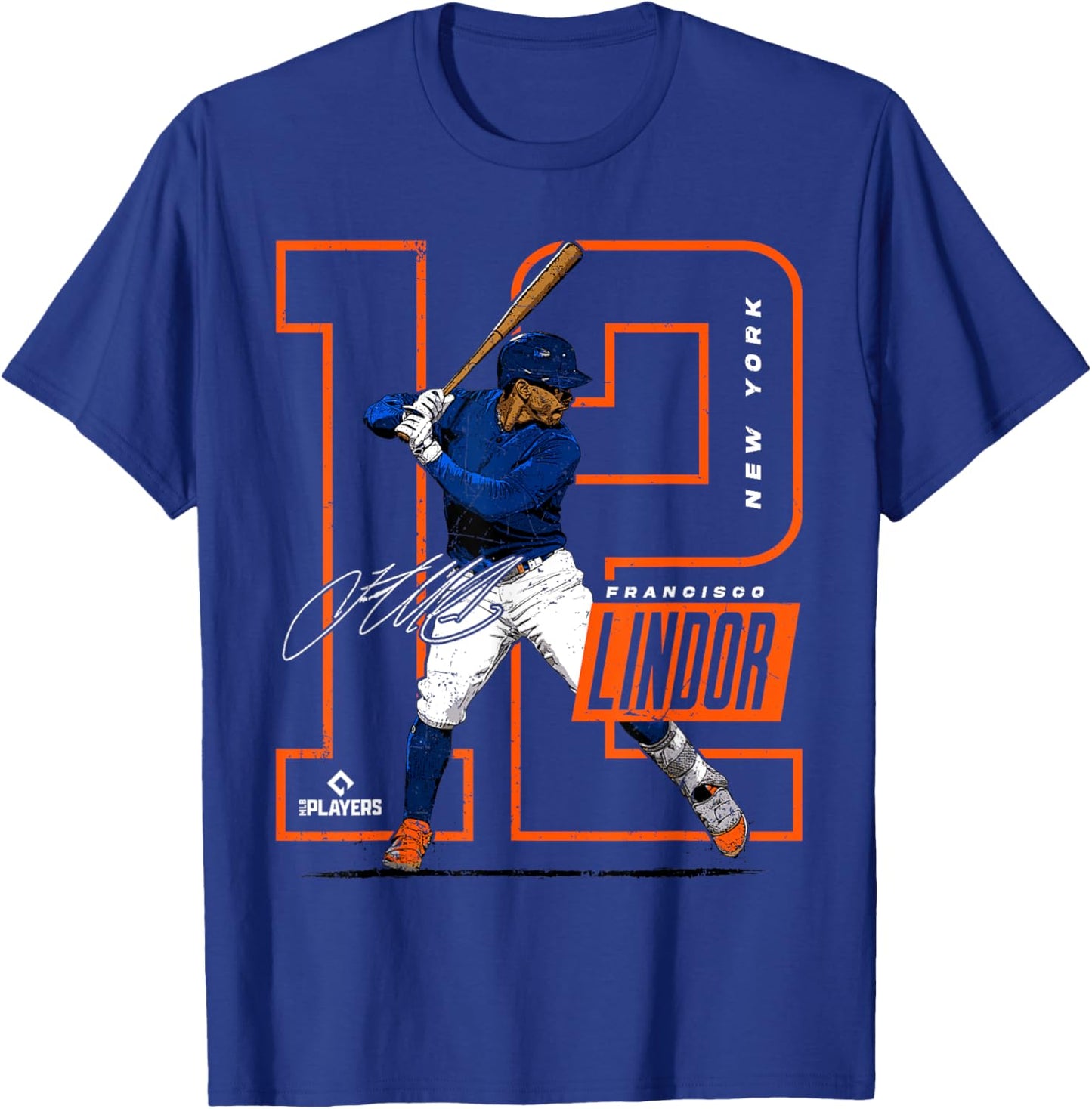 Francisco Lindor | New York Baseball MLB Player | MLBLIN4007 T-Shirt
