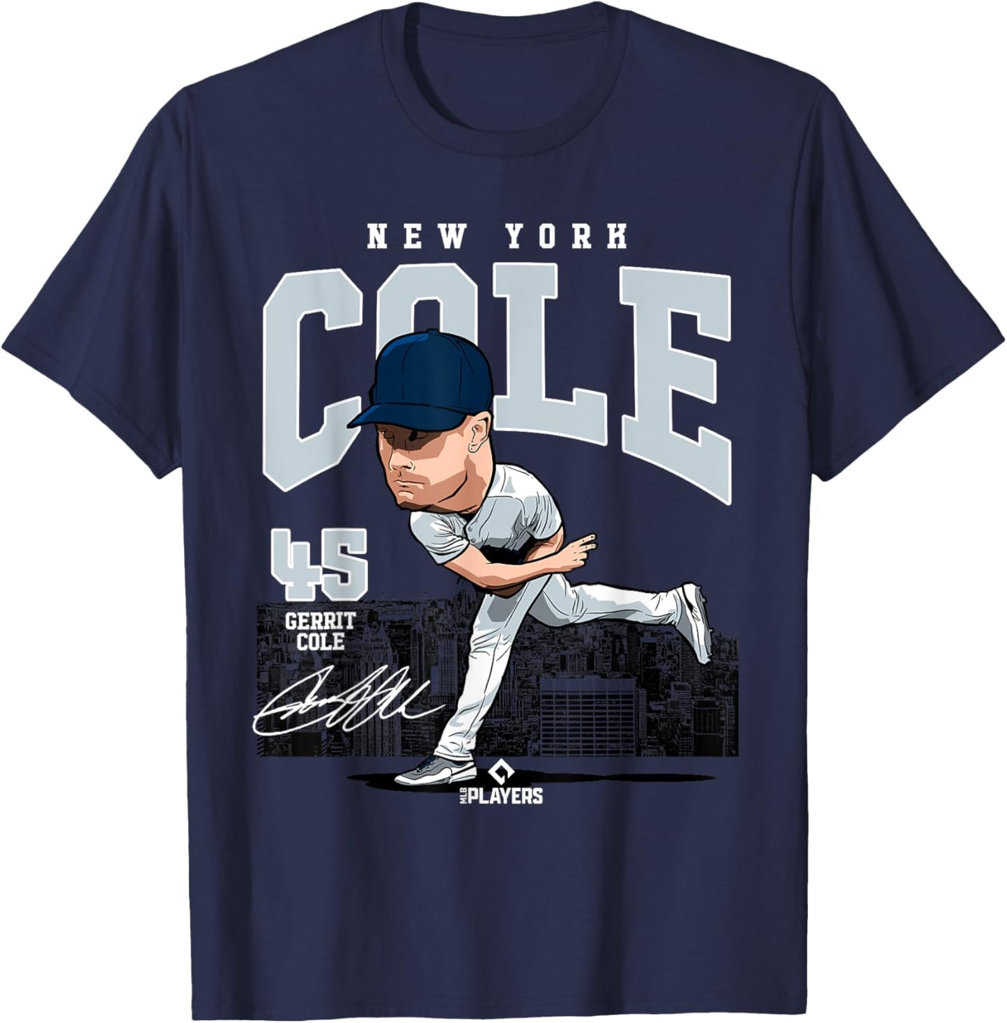 Gerrit Cole | New York Baseball MLB Players | MLBCOL4060 T-Shirt