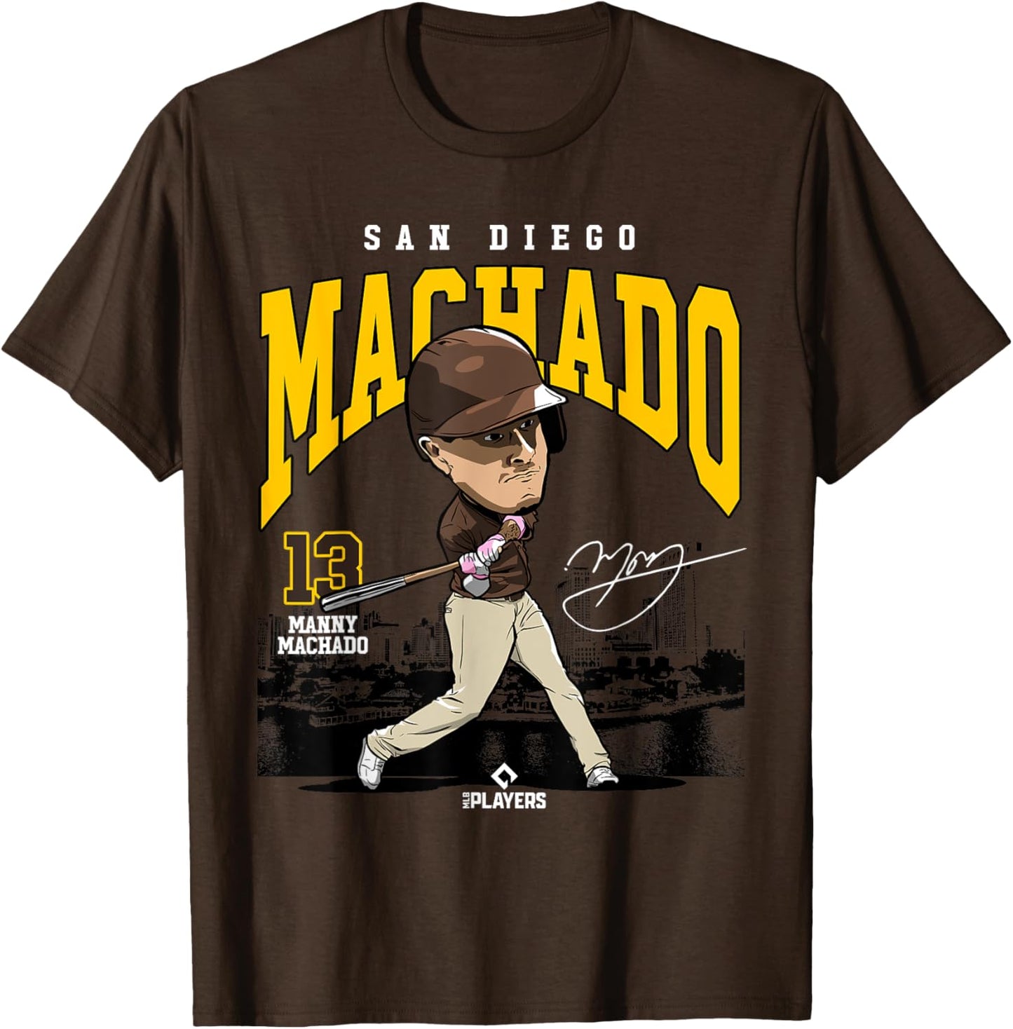 Manny Machado | San Diego Baseball MLB Players | MLBMAC4057 T-Shirt