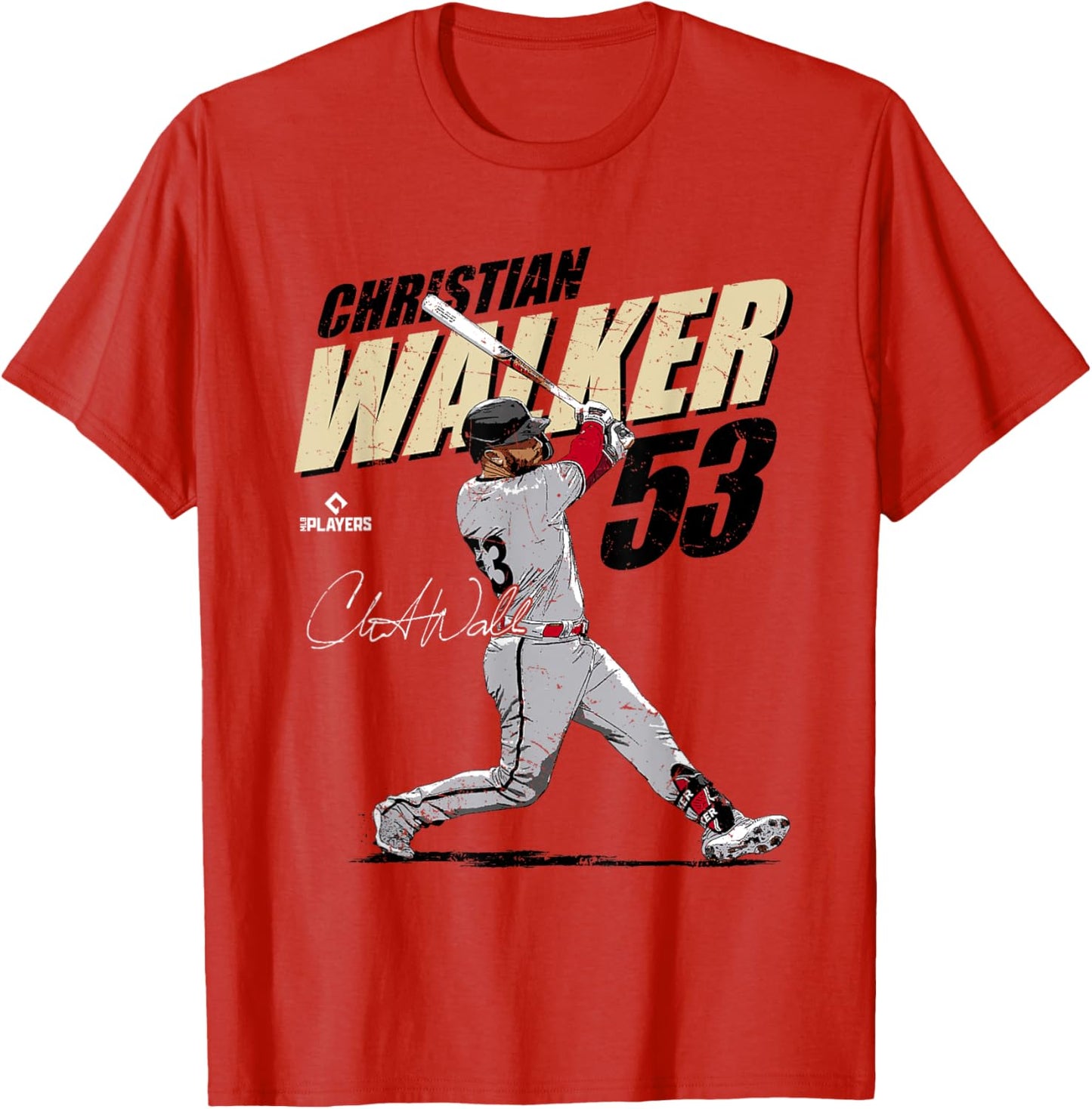 Christian Walker | Arizona Baseball Players | MLBCWR3001 T-Shirt