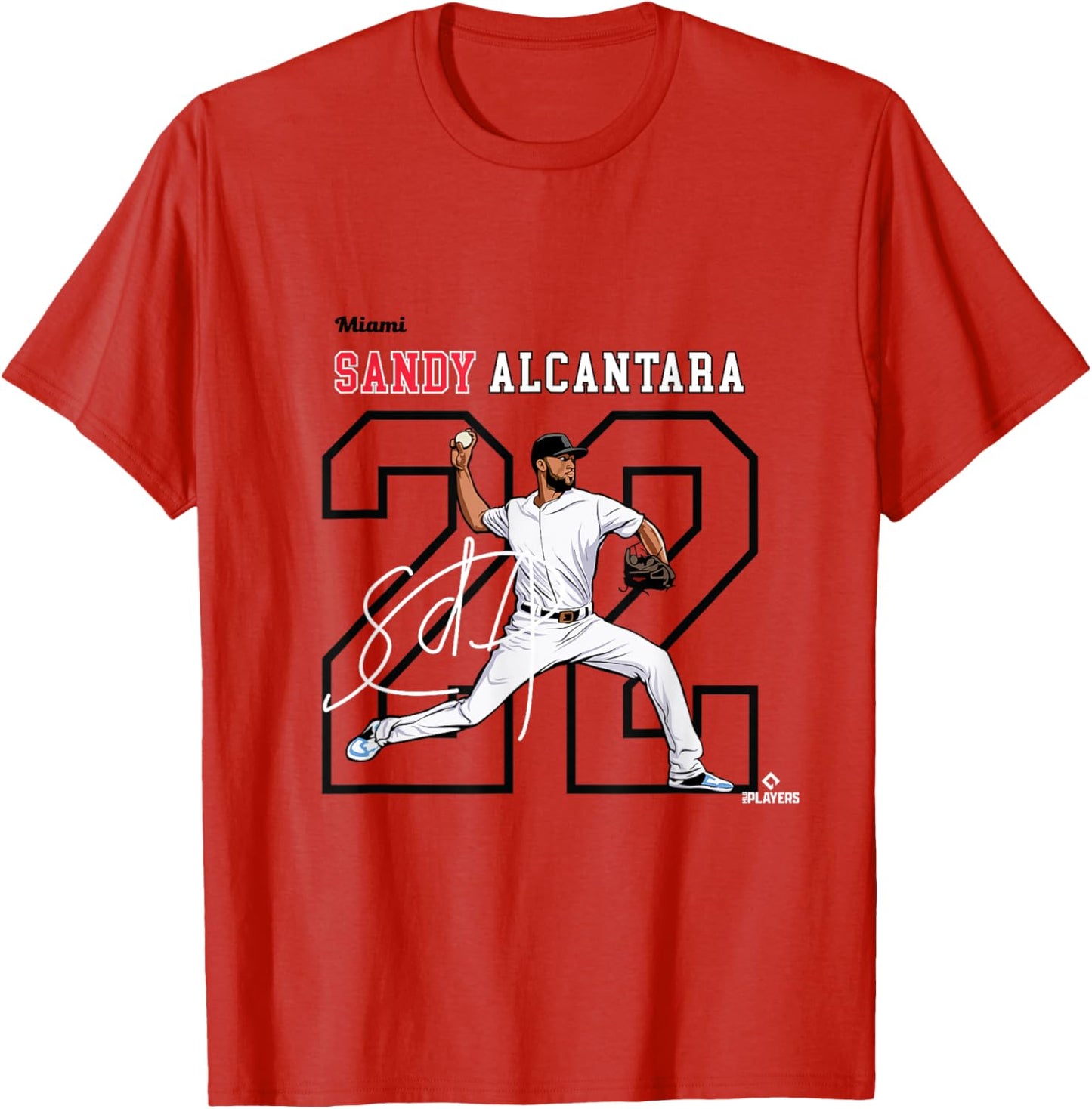 Sandy Alcantara | Miami Baseball Players | MLBSAL3005 T-Shirt