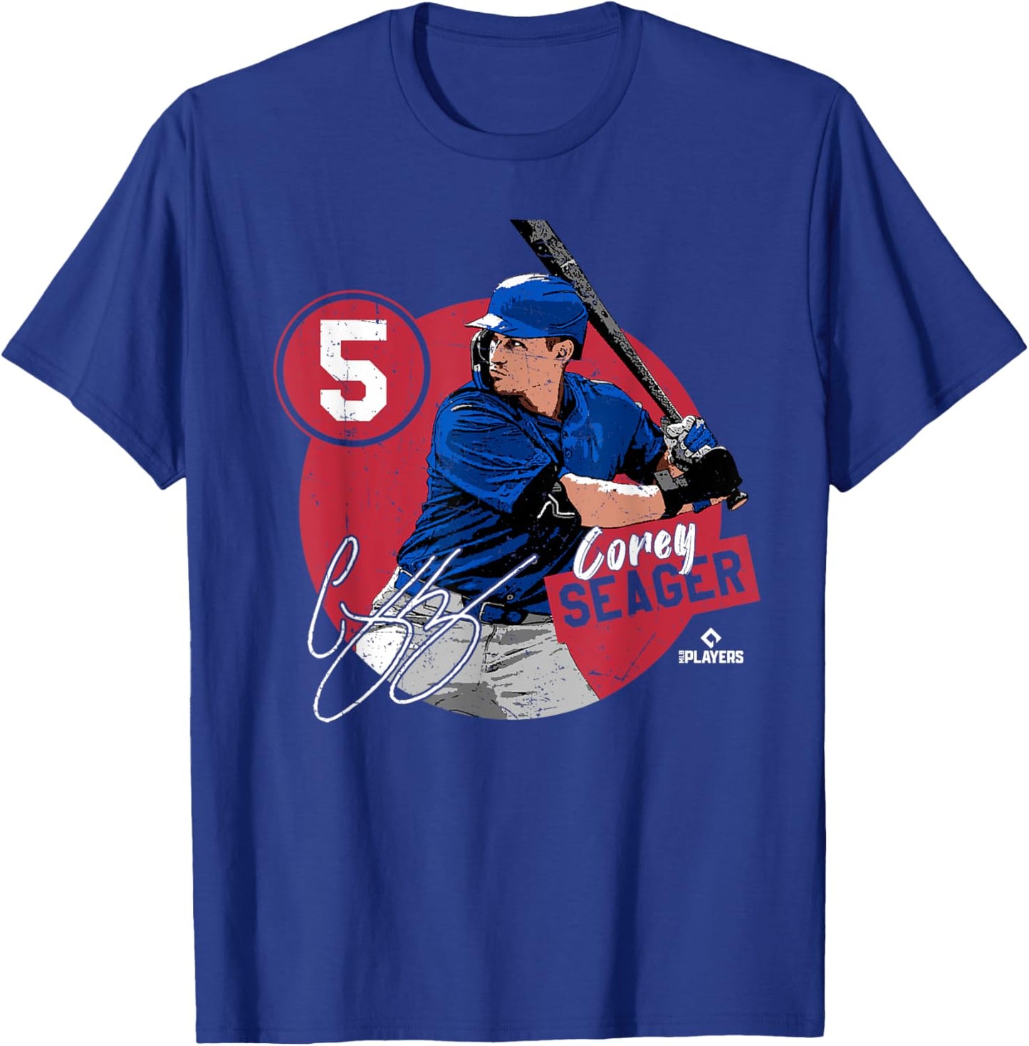 Corey Seager | Texas Baseball MLB Players | MLBSEA4053 T-Shirt