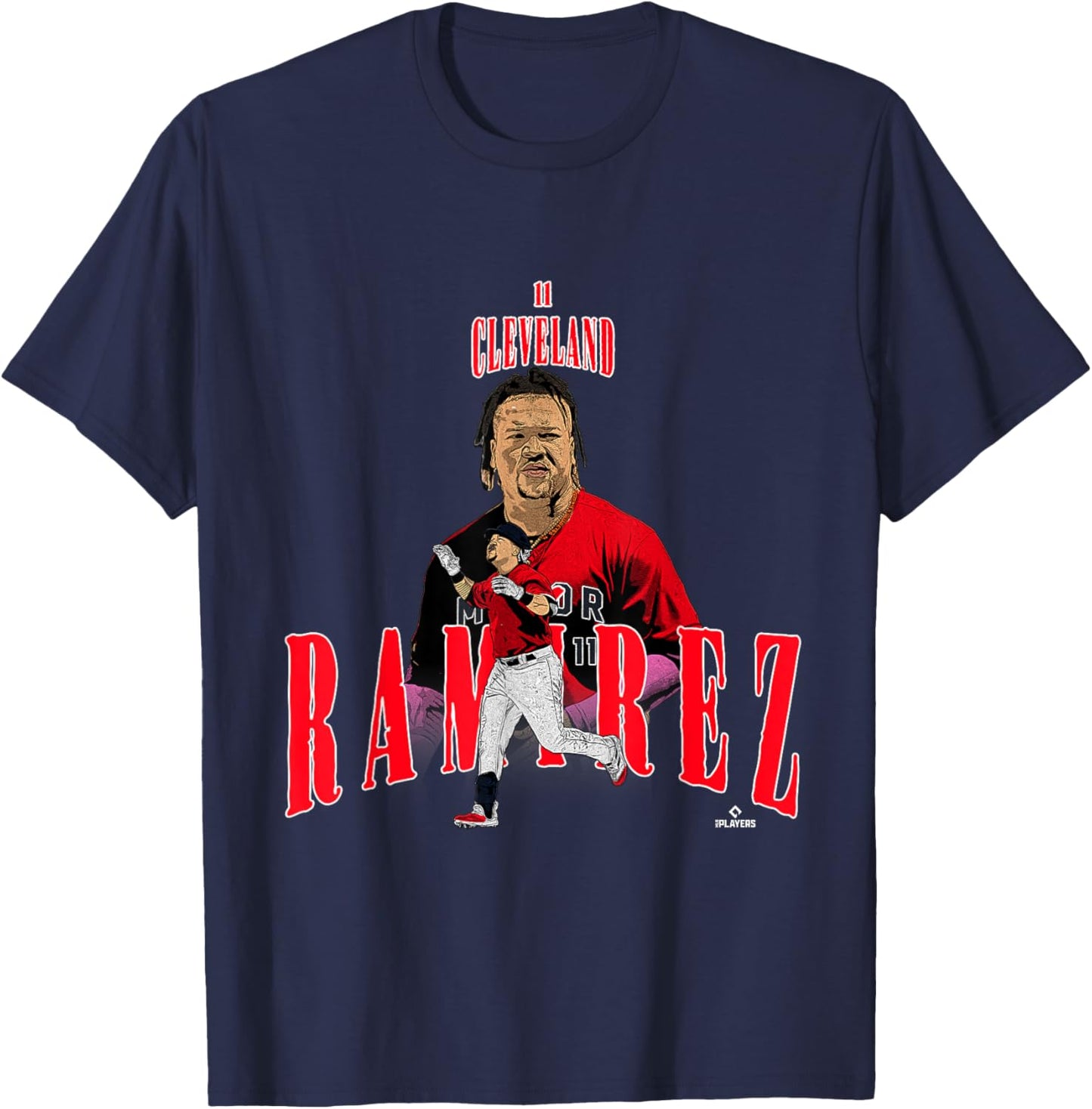 Jose RamÃrez | Cleveland Baseball Players | MLBRMR3002 T-Shirt