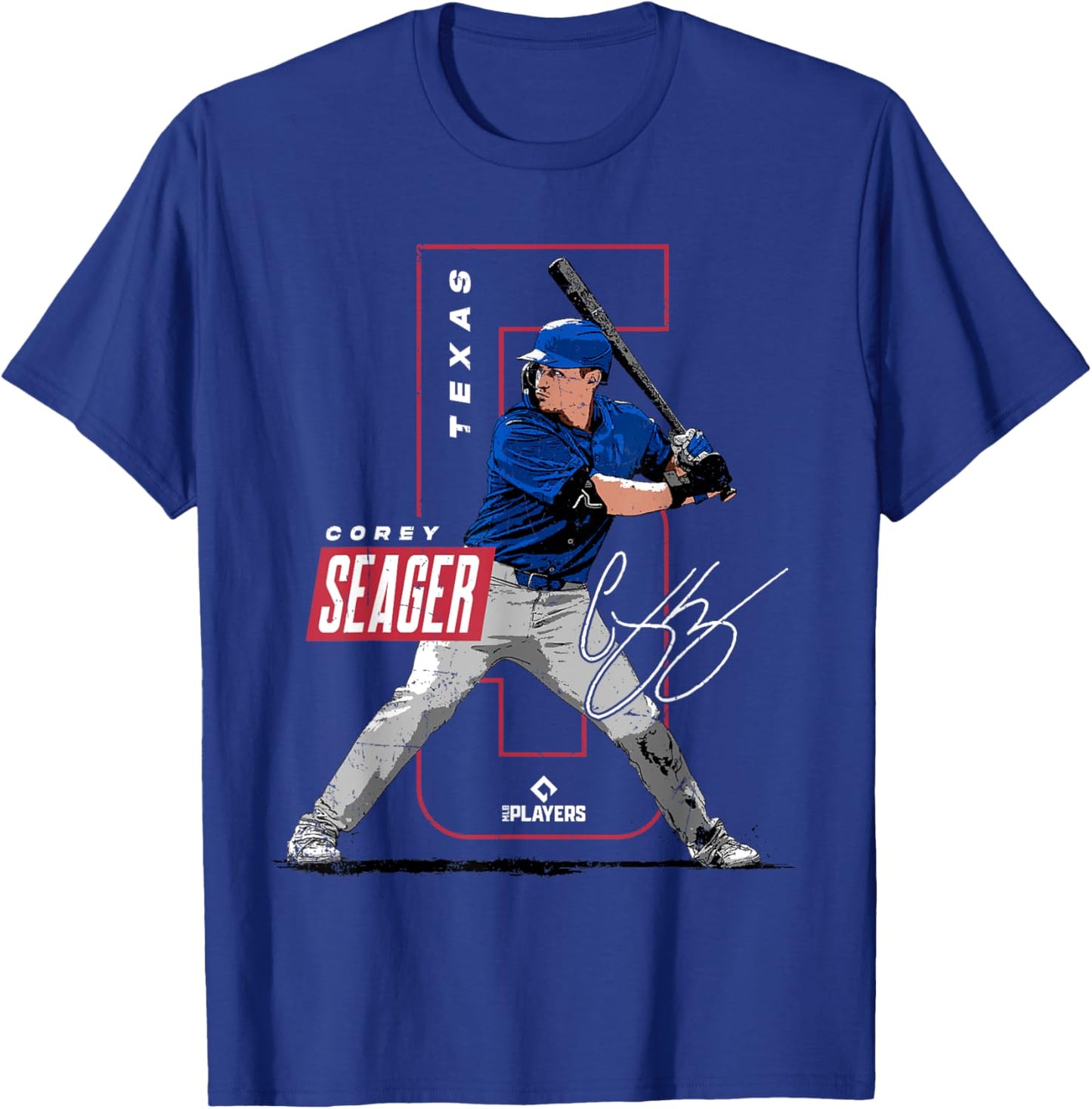 Corey Seager | Texas Baseball MLB Players | MLBSEA4052 T-Shirt