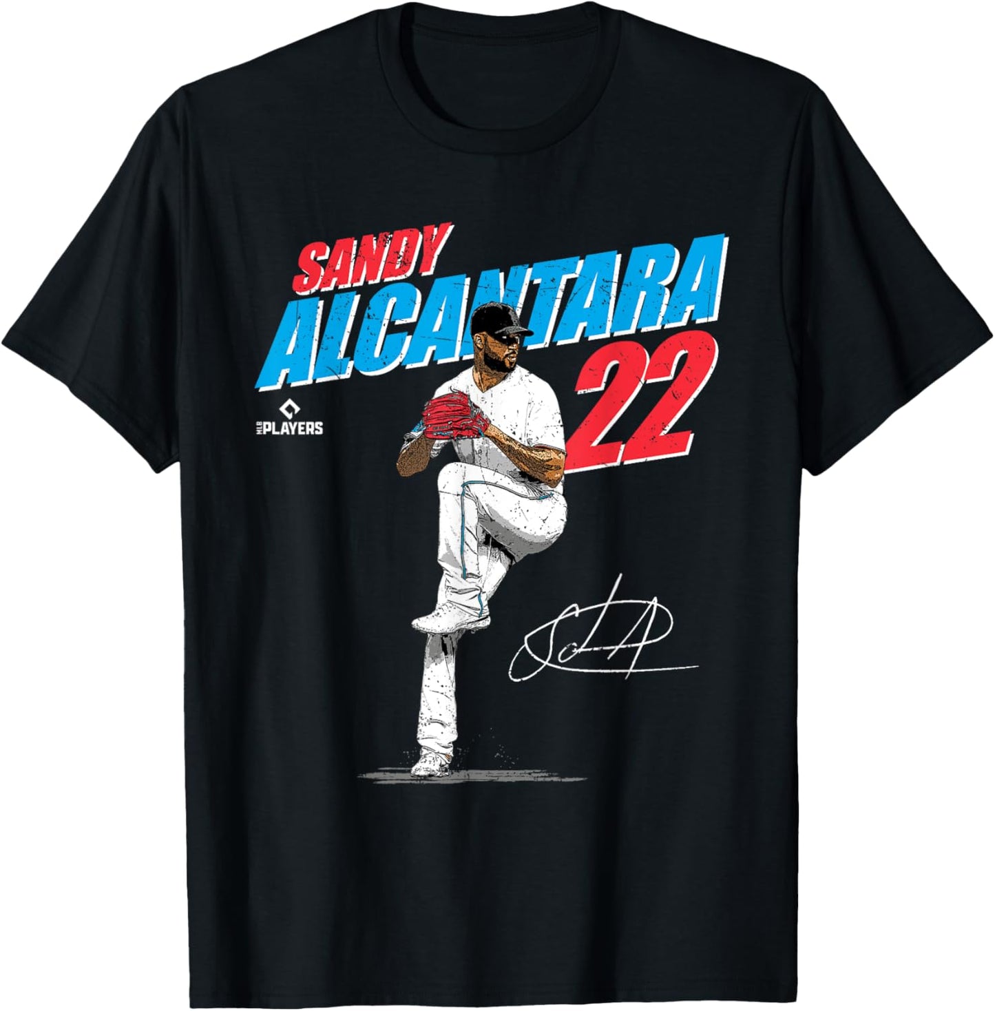 Sandy Alcantara | Miami Baseball Players | MLBSAA3001 T-Shirt
