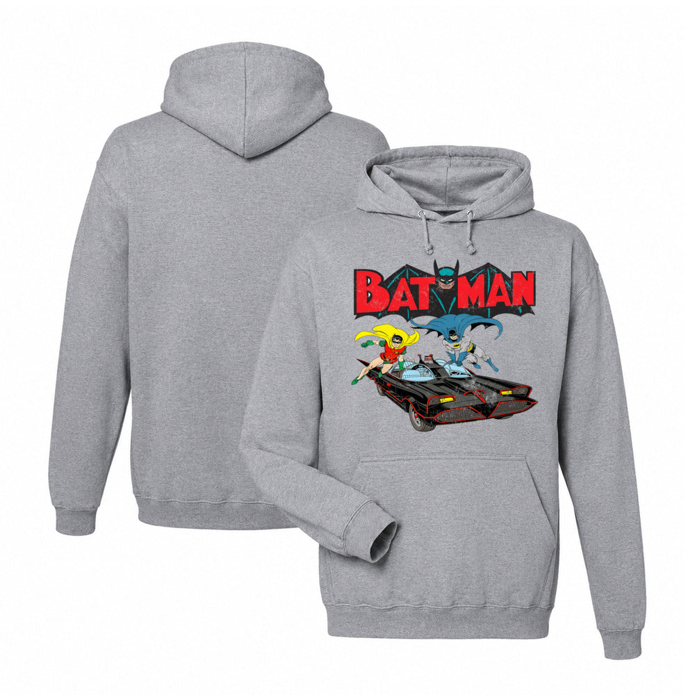Batman and Robin Batmobile Hoodie