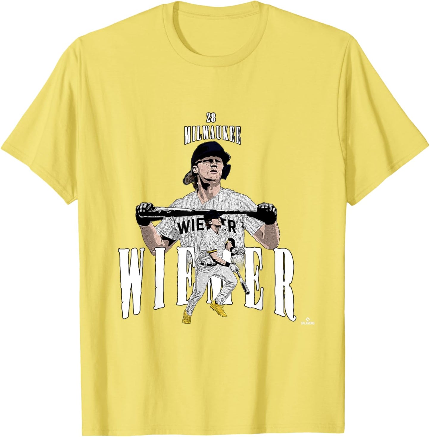 Joey Wiemer | Milwaukee Baseball Players | MLBJWR3002 T-Shirt