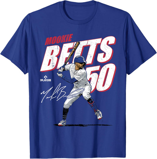 Mookie Betts | Los Angeles Baseball MLB Players | MLBMBE3001 T-Shirt