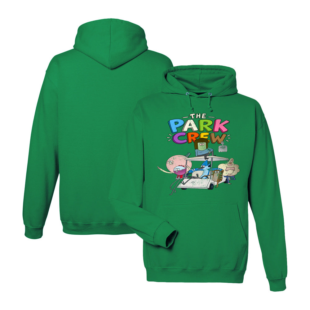 Regular Show Hoodie in Kelly Green