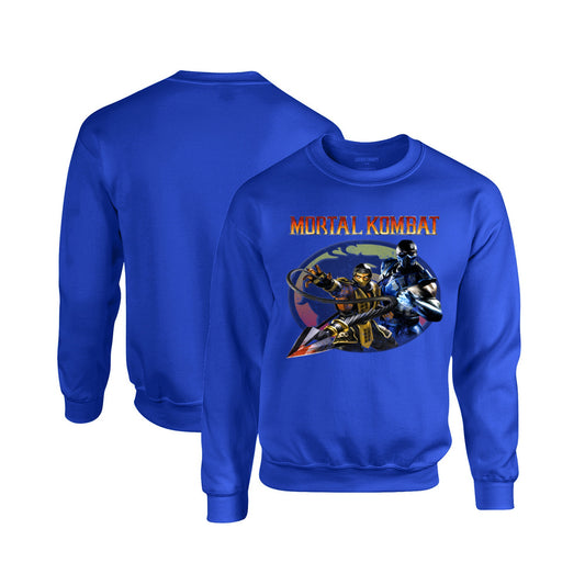 Mortal Kombat Crewneck Sweatshirt in Royal