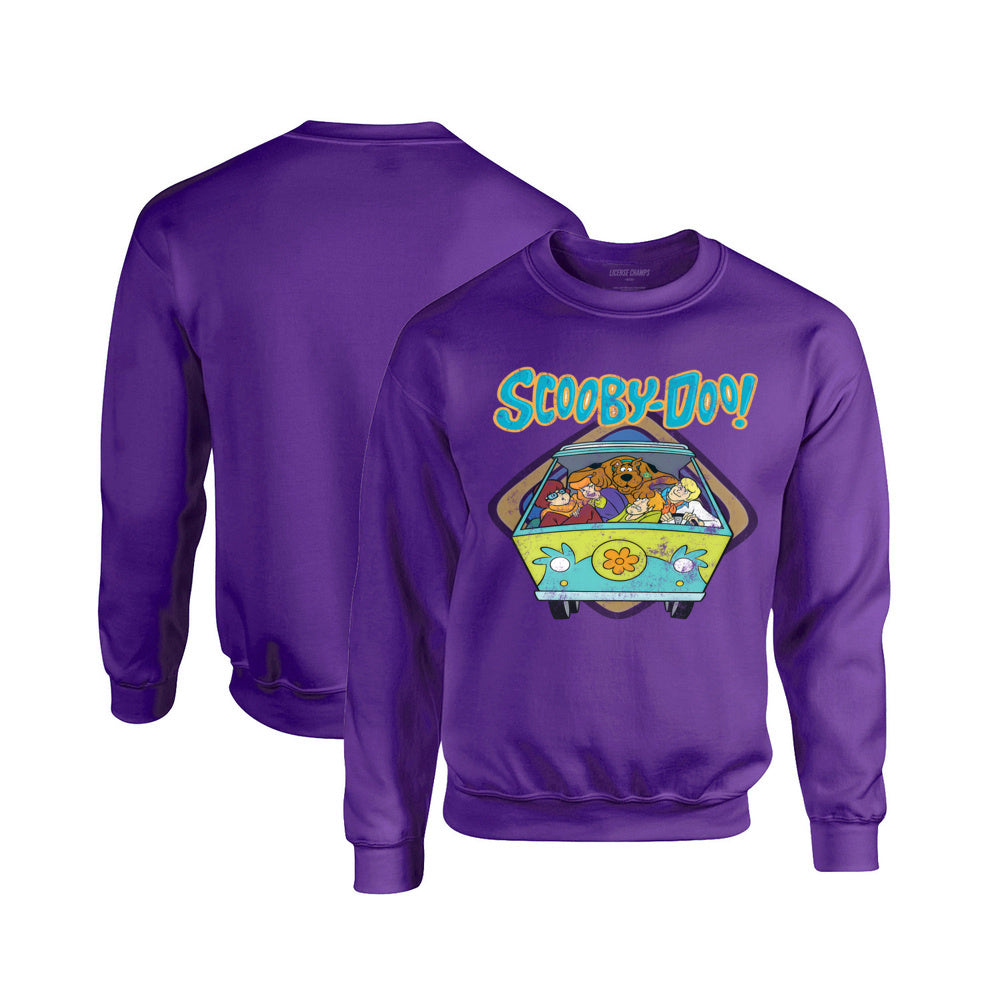 Scooby-Doo Crewneck Sweatshirt in Purple