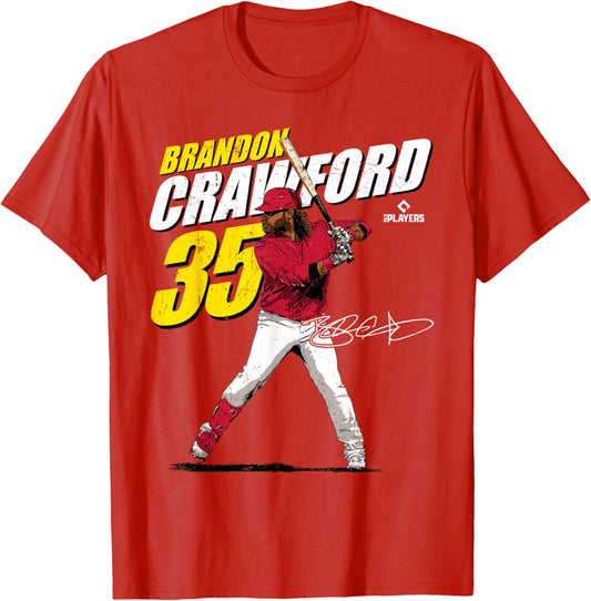 Brandon Crawford | St. Louis Baseball Players | MLBBCD3001 T-Shirt