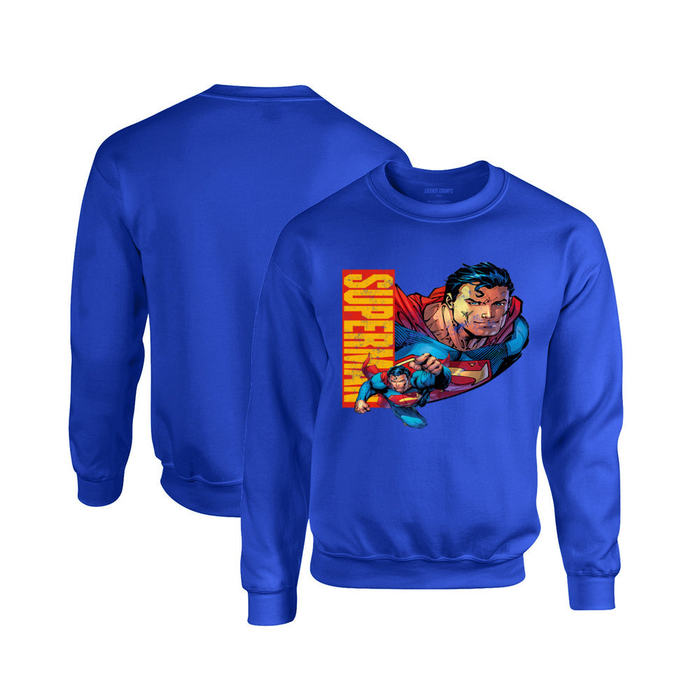 Superman Crewneck Sweatshirt in Royal