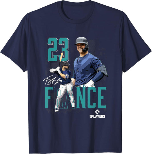 Ty France | Seattle Baseball Players | MLBTFE3003 T-Shirt