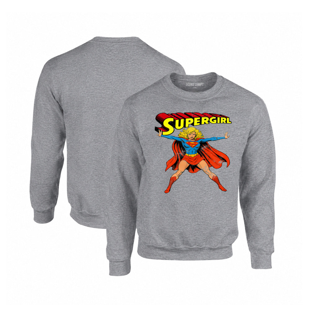 Supergirl Classic Comic Crewneck Sweatshirt