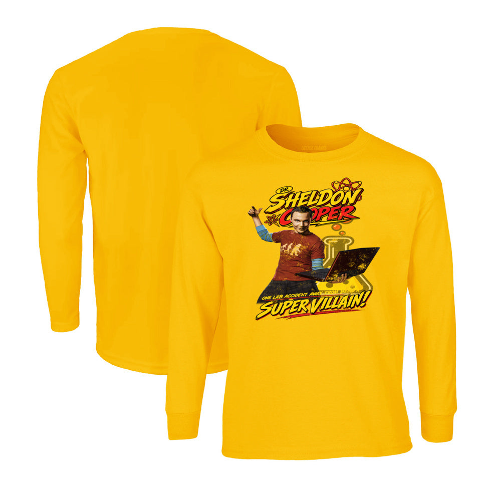 The Big Bang Theory Long Sleeve T-Shirt in Athletic Gold