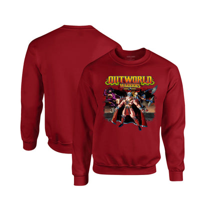 Mortal Kombat Crewneck Sweatshirt in Crimson Red