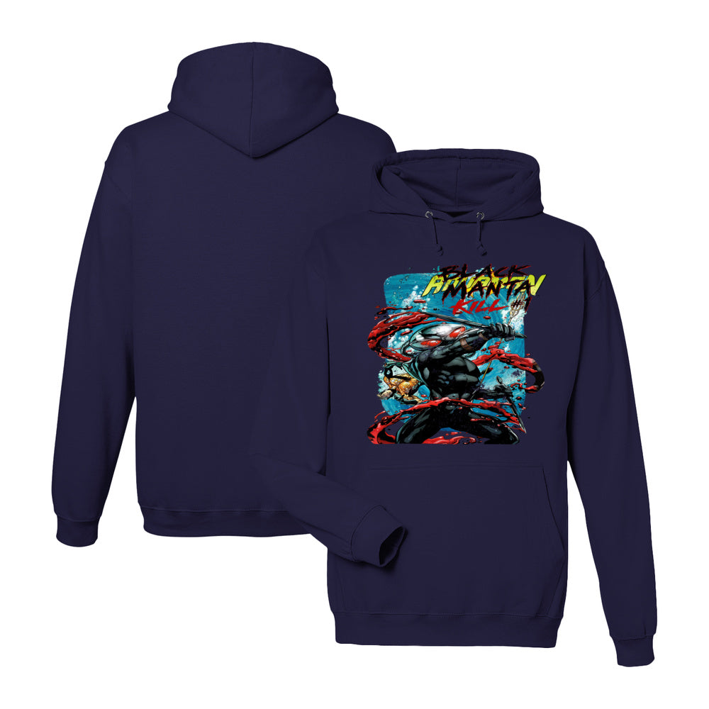 Aquaman Black Manta Hoodie in Navy
