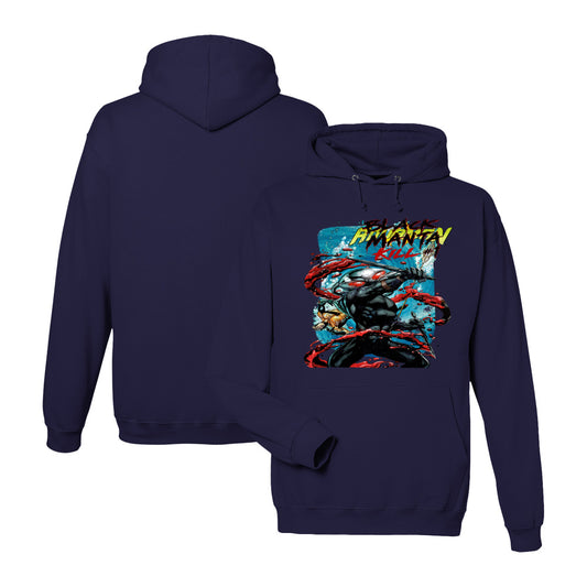 Aquaman Black Manta Hoodie in Navy