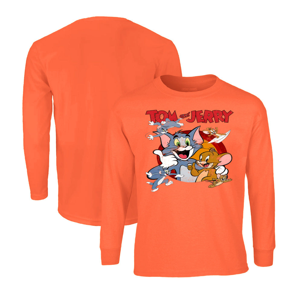 Tom and Jerry Classic Chase Long Sleeve T-Shirt