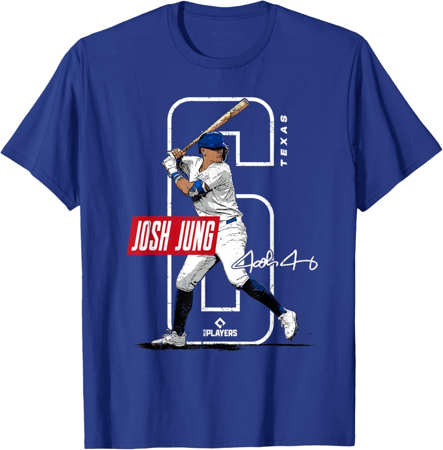 Josh Jung | Texas Baseball Players | MLBJOJ3002 T-Shirt