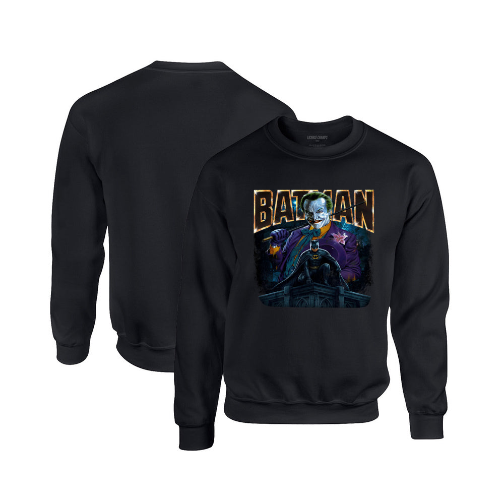 Batman Crewneck Sweatshirt in Black