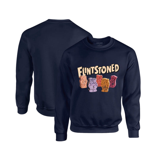 The Flintstones Crewneck Sweatshirt in Navy