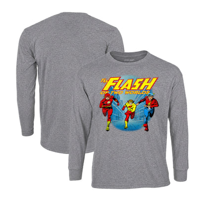 The Flash Long Sleeve T-Shirt in Graphite Heather