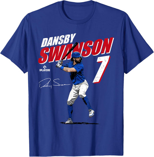 Dansby Swanson | Chicago Baseball Players | MLBDSN3001 T-Shirt