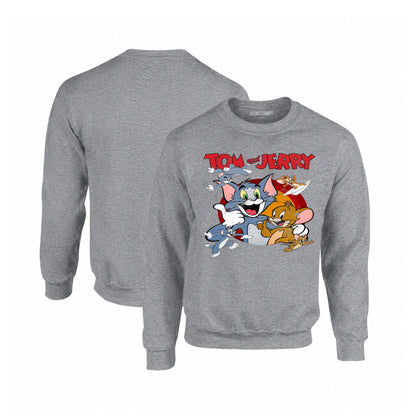 Tom and Jerry Classic Chase Crewneck Sweatshirt