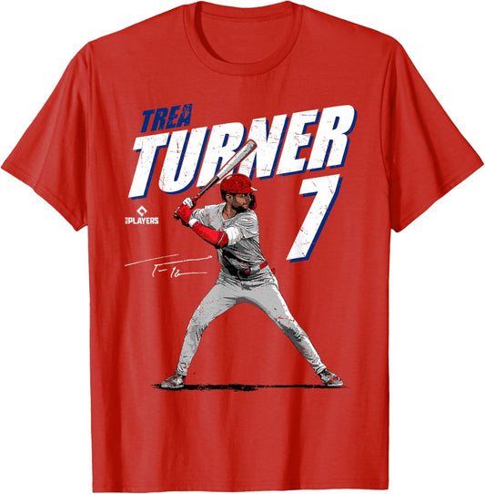 Trea Turner | Philadelphia Baseball Players | MLBTUR3001 T-Shirt