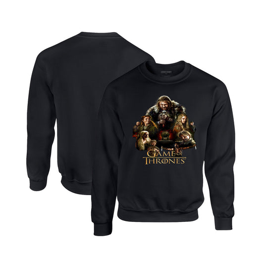 Game of Thrones Crewneck Sweatshirt in Black