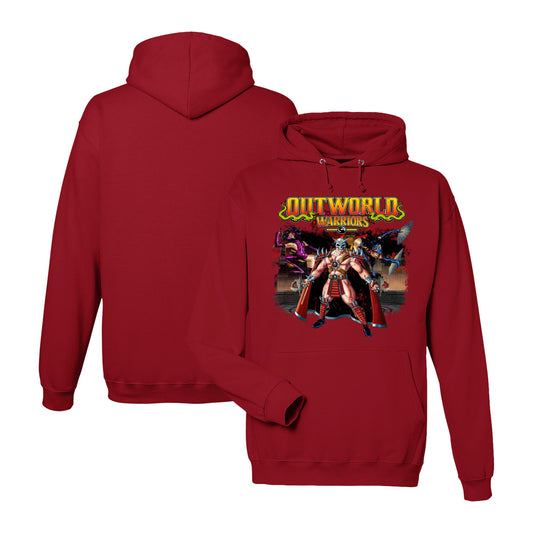 Mortal Kombat Hoodie in Crimson Red