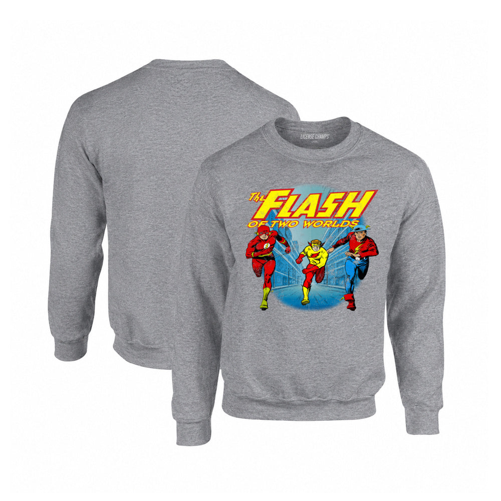 The Flash Crewneck Sweatshirt in Graphite Heather