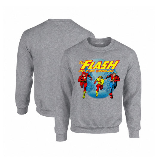 The Flash Crewneck Sweatshirt in Graphite Heather