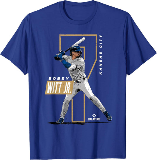 Bobby Witt Jr. | Kansas City Baseball Players | MLBWIT3002 T-Shirt